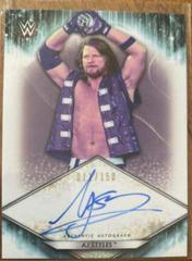 AJ Styles [Green] Wrestling Cards 2021 Topps WWE Autographs Prices