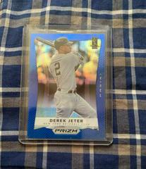 Derek Jeter [Blue Prizm] #22 Baseball Cards 2012 Panini Prizm Prices