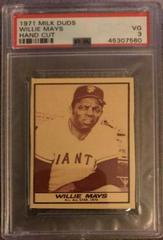 Willie Mays [Hand Cut] Baseball Cards 1971 Milk Duds Prices