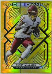 Terry McLaurin [Gold Flood] #100 Football Cards 2021 Panini Obsidian Prices