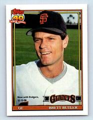 Brett Butler #325 Baseball Cards 1991 O Pee Chee Prices