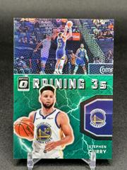 Stephen Curry [Green] Basketball Cards 2021 Panini Donruss Optic Raining 3s Prices