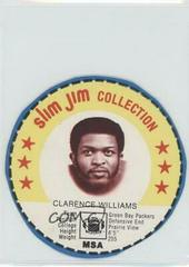 Clarence Williams Football Cards 1978 Slim Jim Discs Prices