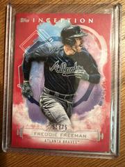 Freddie Freeman [Red] #4 Baseball Cards 2019 Topps Inception Prices