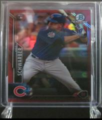 Kyle Schwarber [Red Refractor] #31 Baseball Cards 2016 Bowman Chrome Prices