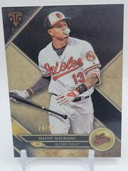 Manny Machado [Onyx] #6 Baseball Cards 2017 Topps Triple Threads Prices