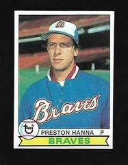 Preston Hanna #296 Baseball Cards 1979 Topps Prices