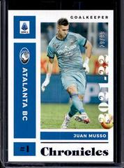 Juan Musso [Blue] Soccer Cards 2021 Panini Chronicles Serie A Prices
