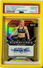 Holly Holm [Gold Prizms] Ufc Cards 2021 Panini Select UFC Signatures Prices