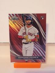 Ceddanne Rafaela [Red Refractor] #57 Baseball Cards 2024 Topps Chrome Black Prices