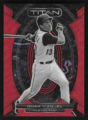 Omar Vizquel [Red Wave] #2 Baseball Cards 2023 Panini Chronicles Titan Prices