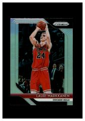 Lauri Markkanen [Silver Prizm] #110 Basketball Cards 2018 Panini Prizm Prices