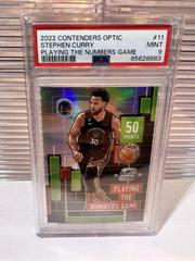 Stephen Curry #11 Basketball Cards 2022 Panini Contenders Optic Playing the Numbers Game Prices