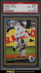 Derek Jeter [Gold] #353 Baseball Cards 2009 Topps Prices