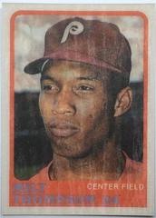 Milt Thompson #173 Baseball Cards 1988 Sportflics Prices