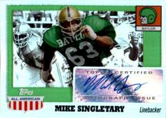 Mike Singletary [Chrome Refractor] #A-MS Football Cards 2005 Topps All American Autograph Prices