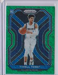 Tyrell Terry [Green Shimmer Prizm] Basketball Cards 2020 Panini Prizm Prices