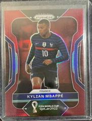 Kylian Mbappe [Maroon] Soccer Cards 2022 Panini Prizm World Cup Prices