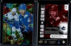 Elias Pettersson [Red] #SZ-27 Hockey Cards 2023 Upper Deck Star Zone Prices
