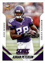 Adrian Peterson #144 Football Cards 2015 Panini Score Prices