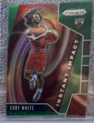 Coby White [Green Prizm] Basketball Cards 2019 Panini Prizm Instant Impact Prices