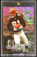 Carl Pickens [Precious Metal Gems] #103 Football Cards 1998 Metal Universe Prices
