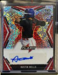 Austin Wells [Red] #BA-AW2 Baseball Cards 2020 Leaf Flash Autographs Prices