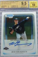Jed Bradley Baseball Cards 2011 Bowman Chrome Draft Prospect Autographs Prices