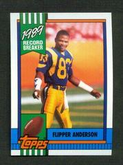 Flipper Anderson Football Cards 1990 Topps Tiffany Prices