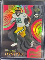 AJ Dillon [Pink] #MY12 Football Cards 2020 Panini Illusions Mystique Prices