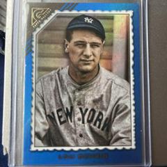 Lou Gehrig [Blue] #110 Baseball Cards 2022 Topps Gallery Prices