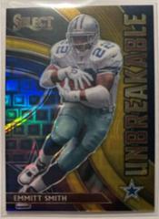 Emmitt Smith [Gold Prizm] Football Cards 2020 Panini Select Unbreakable Prices