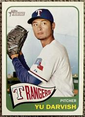 YU Darvish [Portrait Team Logo] Baseball Cards 2014 Topps Heritage Prices