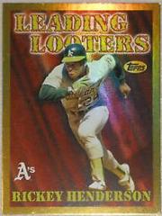 Rickey Henderson [Gold] #SB-21 Baseball Cards 2023 Topps Archives 1997 Seasons Best Prices