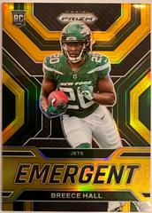Breece Hall [Gold] #E-11 Football Cards 2022 Panini Prizm Emergent Prices