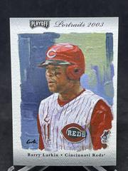 Barry Larkin #33 Baseball Cards 2003 Playoff Portraits Prices