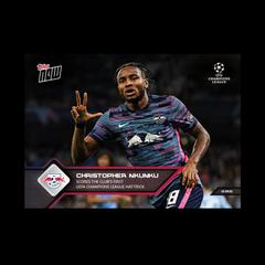 Christopher Nkunku #21 Soccer Cards 2021 Topps Now UEFA Champions League Prices