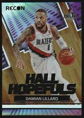 Damian Lillard #5 Basketball Cards 2021 Panini Recon Hall Hopefuls Prices