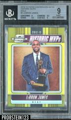 LeBron James [Gold] Basketball Cards 2018 Panini Contenders Optic Historic Mvps Prices