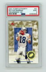 Peyton Manning [Prominence 125] #21 Football Cards 2001 Fleer Authority Prices