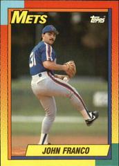 John Franco Baseball Cards 1990 Topps Traded Tiffany Prices