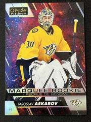 Yaroslav Askarov [Cosmic] #P-YA Hockey Cards 2023 O-Pee-Chee Platinum Preview Prices