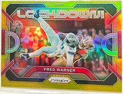 Fred Warner [Gold] Football Cards 2023 Panini Prizm Lockdown Prices
