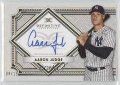 Aaron Judge #DCA-AJ Baseball Cards 2022 Topps Definitive Autograph Collection Prices