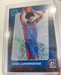 Cade Cunningham [Black Velocity] #161 Basketball Cards 2021 Panini Donruss Optic Prices