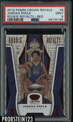 Jordan Poole [Red] #8 Basketball Cards 2019 Panini Crown Royale Rookie Royalty Prices