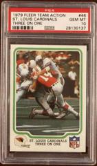 St. Louis Cardinals [Three on One] Football Cards 1979 Fleer Team Action Prices