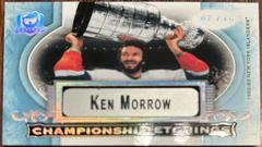 Ken Morrow #CE-KM Hockey Cards 2020 Upper Deck The Cup Championship Etchings Prices