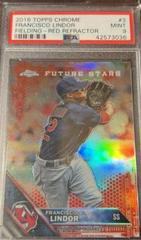 Francisco Lindor [Red Refractor] Baseball Cards 2016 Topps Chrome Future Stars Prices
