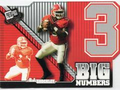 D.J. Shockley #BN-6 Football Cards 2006 Press Pass Big Numbers Prices